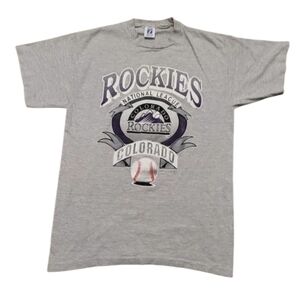 Vintage Colorado Rockies T-shirt. Logo 7. Size medium